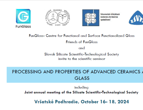 Invitation the Processing and Properties of Advanced Ceramics Seminar